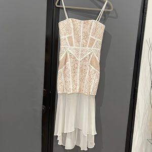 Beautiful lace wedding style beach dress